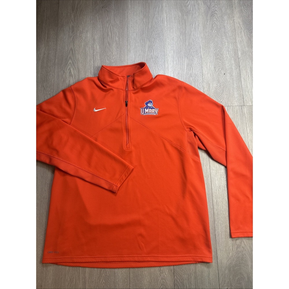 Nike UMary Marauders 1/4 Zip Pullover Sweater Jacket Men's XL Dri-Fit University